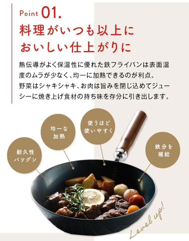 Takisaburo Frying 28 IH Made In Cooking Wood Kitchen Kitchen Pot [Kawabata Shoten] Pan, Cm, Compatible, Japan, Iron, Non-stick, Durable, One-handed