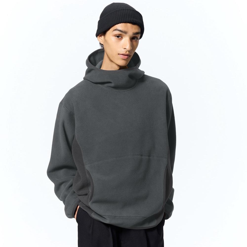 

Толстовка с капюшоном из микрофлиса GU by Uniqlo