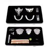 1Set Fully Adjustable Dental Jaw Mount Anatomical Occlusal Mount Dental Technician Facebow Tooth Arrangement Guide Transfer