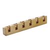 43mm Gitarrensattel Verstellbarer Messingsattel 6 Saitenhöhe Glocke Gitarrensattel für Gibson Les Paul LP SG Style Gitarre