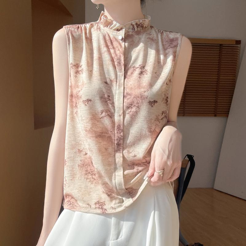 

Жіноча літня сорочка з шовкового шовку шовковиці 50% шовк 50% поліестер дихаючий легкий топ з короткими рукавами для повсякденного життя XXL рожевий