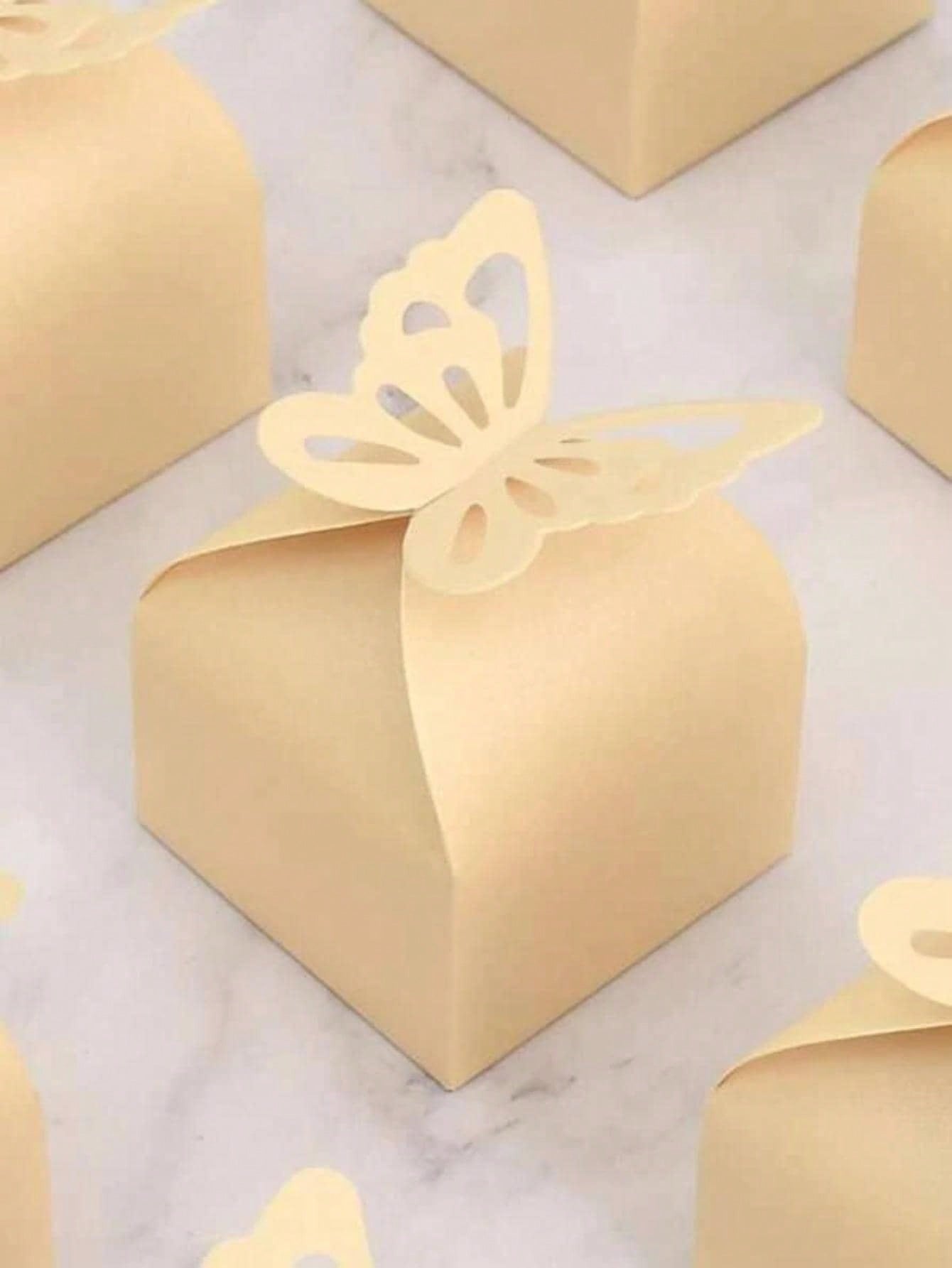 

Home Party Wedding Decoration Supplies Multi-colored candy gift packaging box 10pcs 1 set 26x15x0.6cm