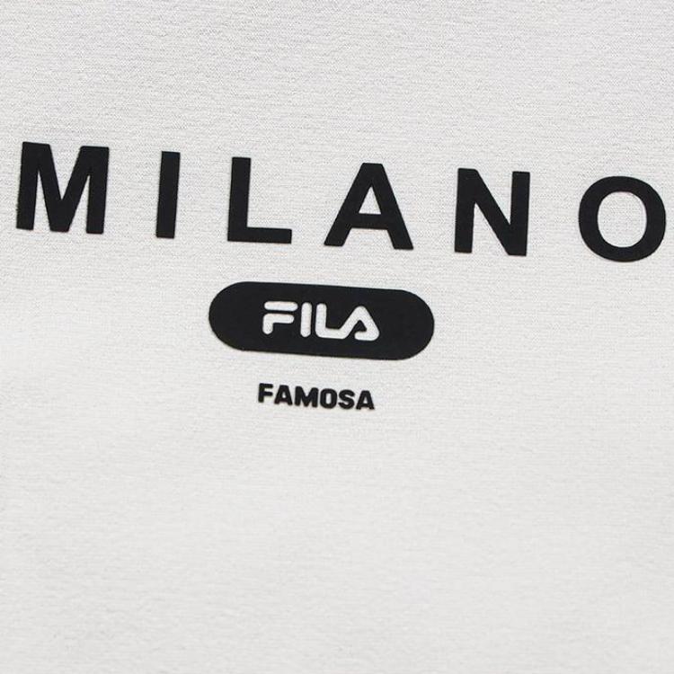 Fila Morandi Milano Series Woven Stand Collar Loose Fit Solid Color Long Sleeve Jacket Men jackets F11M635701F-IV