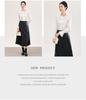 Anti-Wrinkle French Style Lace-Embroidered White Cotton Shirt