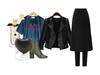 High Waist Korean Style Fleece-Lined Two-Piece Skirt Leggings - Autumn/Winter Slimming Plus Size Midi with Slit