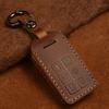 Genuine Leather Car Key Case Key Cover For Volvo S60 S80 V60 XC60 XC70 S60L V40 XC90 Car Keychain Remote Control Case 5 Buttons