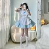 Pink and blue maid outfit Japanese Alice cute soft girl Lolita Lolita maid skirt ladies boss dress
