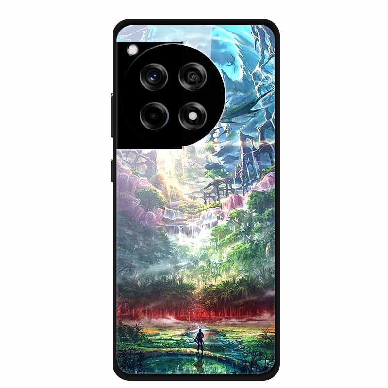 Creative Color Painting Tempered Glass Case for OnePlus ACE 3 12R