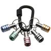 5pc Color Keychain Quick Change Connecting Rod 1/4 Hexagonal Handle Screwdriver Head Quick Release Sleeve Conversion Rod Set
