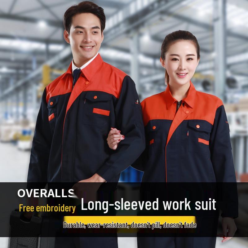 Customizable Autumn/Winter Workwear Jacket with Logo for Auto Repair Workshop