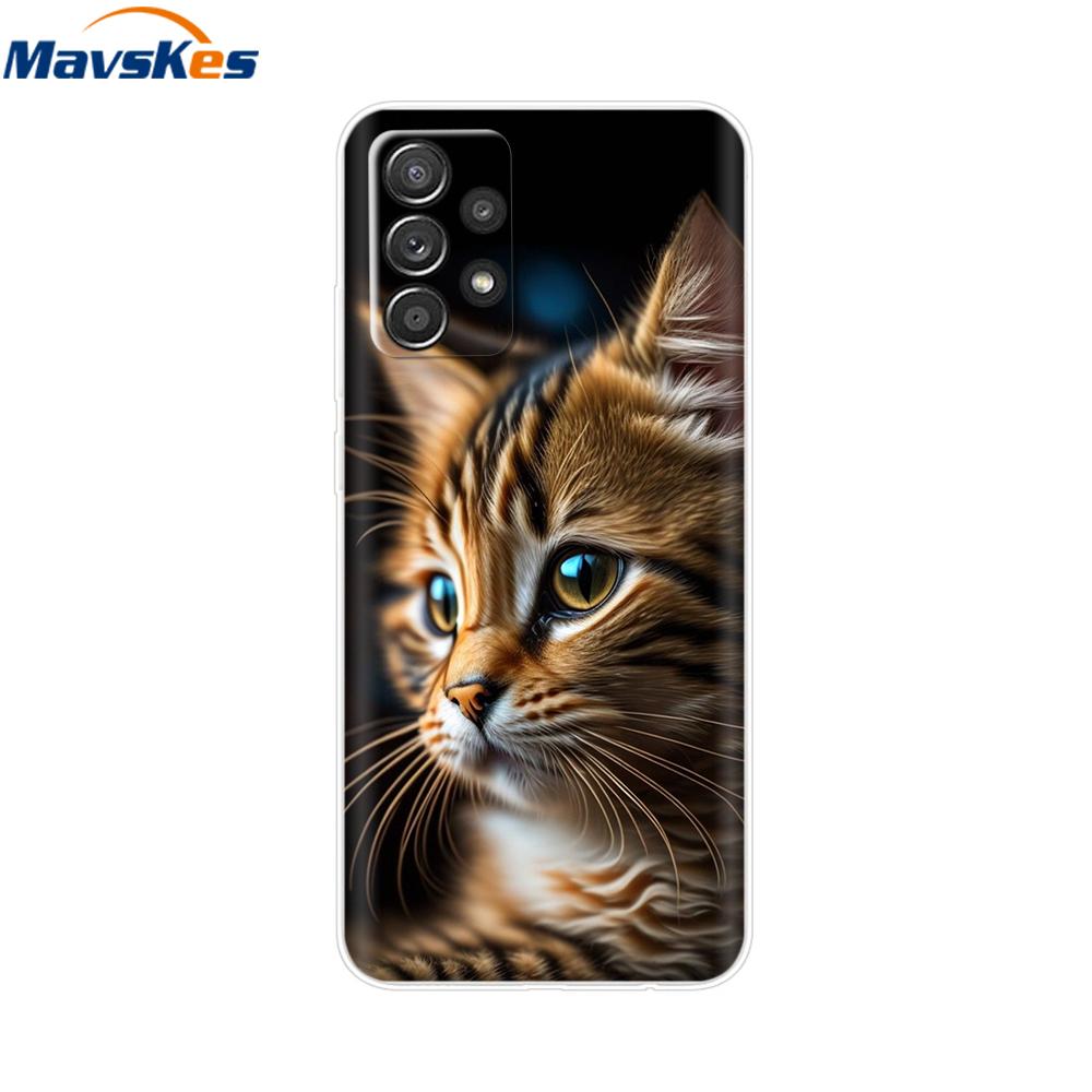 Für Samsung A52S 5G Hülle Niedliche Maus Blume Bemaltes Cover Klare Silikon Handyhülle Für Samsung Galaxy A52 A 52 52S 5G Weiche Taschen