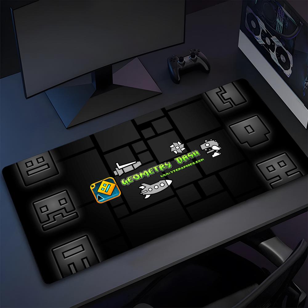 Geometry Dash Gaming Mouse Pad High Quality Natural Rubber Mouse Pad The Most Professional Washable Laptop Mouse Pad