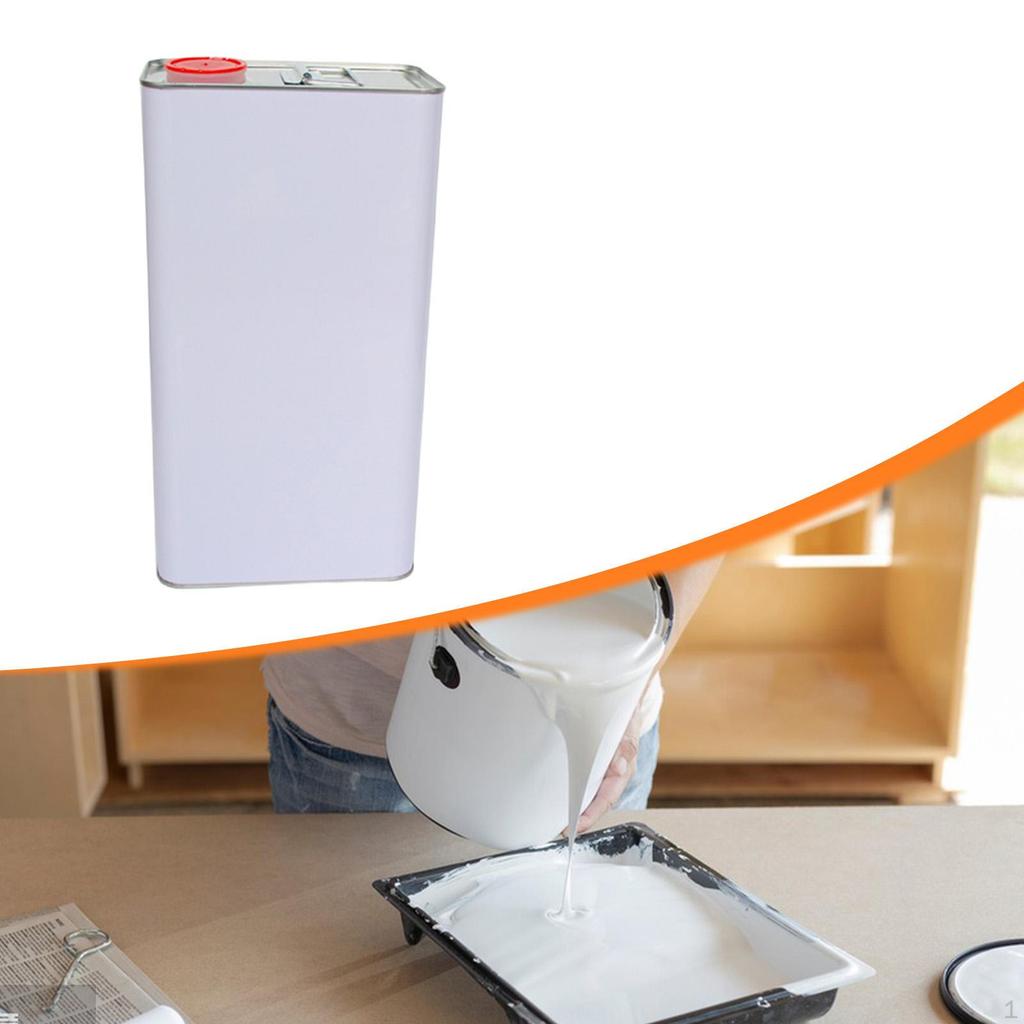 Pusta Puszka po Farbie Metalowe Wszechstronne Wiadro Pojemnik do Przechowywania na Materiały Plastyczne DIY Powłoki Dom