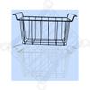 Pack of 2 Sturdy Freezer Baskets Metal Wire Storage Organizers For Refrigerator Fridge With Ventilated Designs