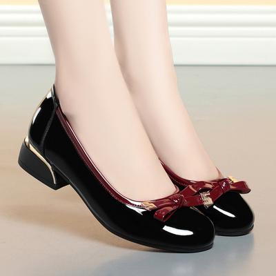 Mocassini Eleganti da Donna in Morbida Pelle Stile Balletto Moda Nodo a Fiocco Slip-On Punta Tonda 2024 Scarpe Retro da Festa Suola Morbida Nere