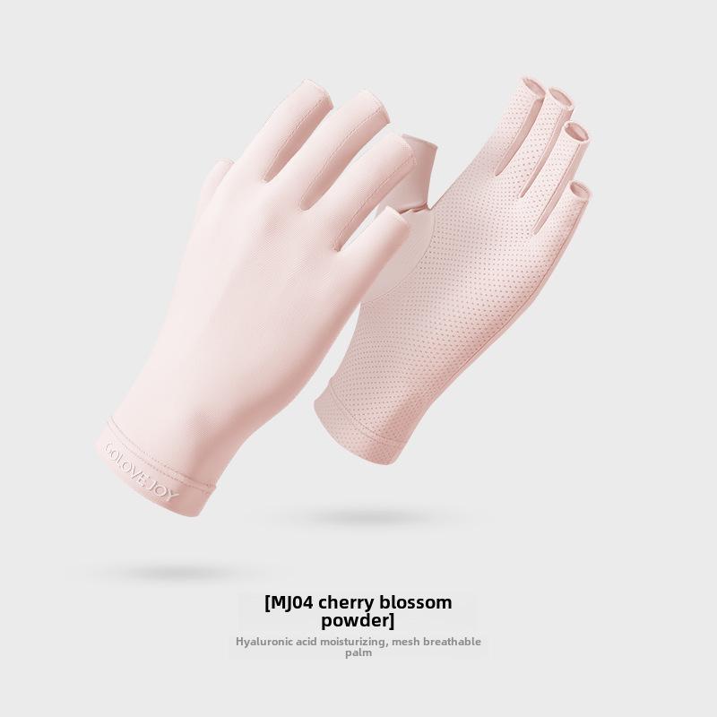 Luvas de proteção UV para Nail Art, mangas anti-preto de meio dedo (MJ03)
