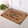 ¡Apúrate Que Se Meten Las Moscas Felpudo Felpudo de Puerta de Goma Antideslizante para Suelo Felpudo para Puerta Exterior Interior Porche Cocina Habitación Alfombra Decoración del Hogar