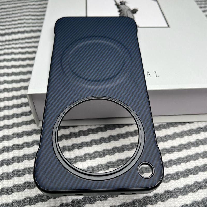 For VIVO X300 Pro Case Hard Carbon Fiber Magnetic Wireless Charging Slim Protective Back Cover For VIVO X300 X200 Pro Mini Shell