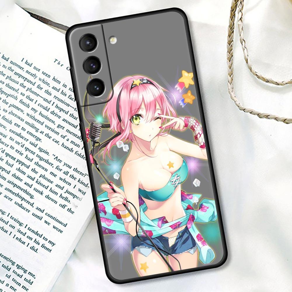 Süße Mädchen Spy X Familie Anya Forger Anime Hülle Abdeckung für Samsung Galaxy S21 S22 S20 S 21 Ultra FE Plus S8 S9 S10 Plus Lite Hüllen