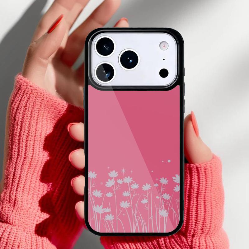Daisy Flower Phone Case for iPhone 17 16 15 14 13 Pro Max Back Cover for 12 11 Pro Coque