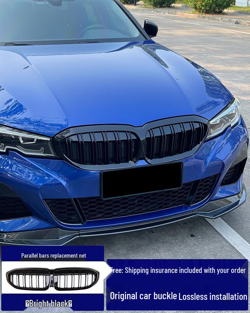 Front Lip & Bumper Kit for 20-25 BMW 3 Series - Black MP
