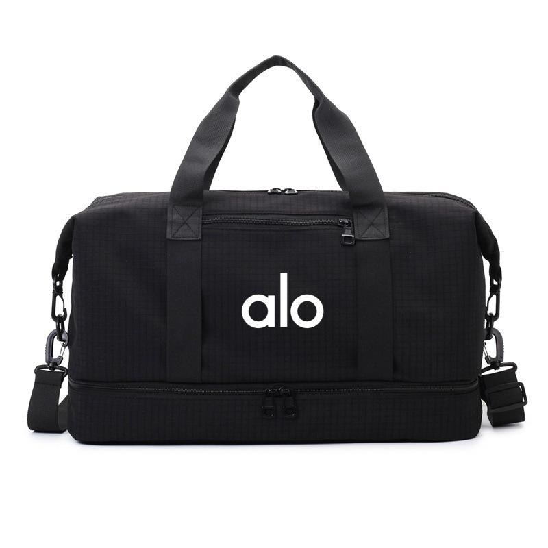 Sports and Leisure Independent Shoe Compartment Handbag for Women, Large-capacity Travel Bag, Shoulder and Crossbody Luggage Bag Alo Male
