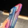 New Luxury Gradient Color Collision Shimmering Powder/Glitter Lanyard Phone Case For iPhone 17 Pro Max Air Bumper Back Cover