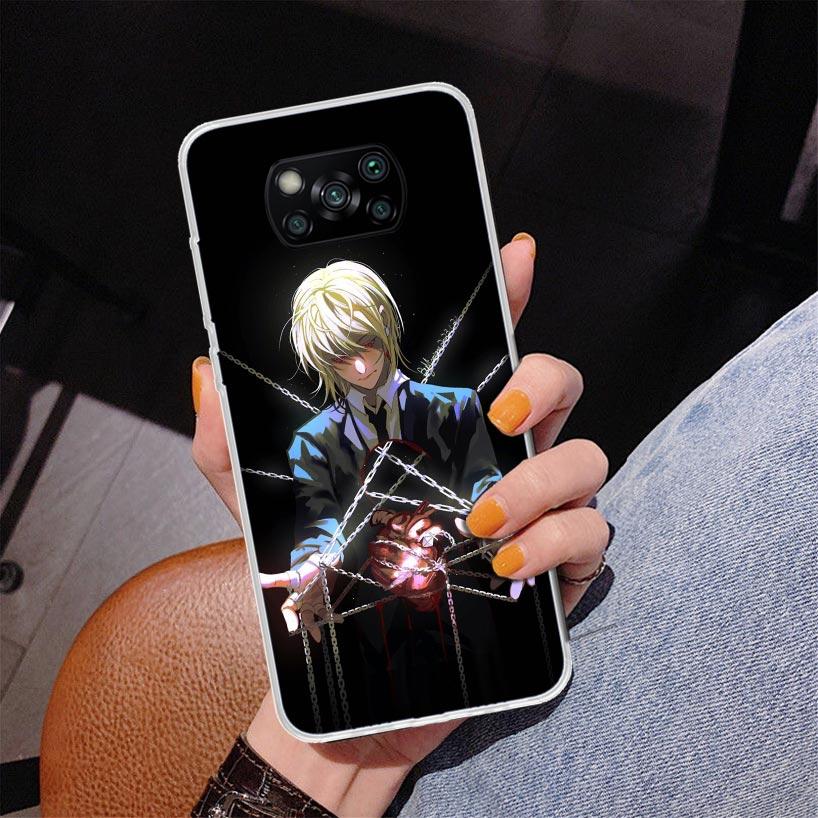 Huner X-Hunters Kurapika Phnoe Case for Xiaomi Poco X5 X6 X7 Pro X4 Gt F7 Ultra M8 M7 Redmi 15C 15 13C 13 12C 12 Unique Cover Co