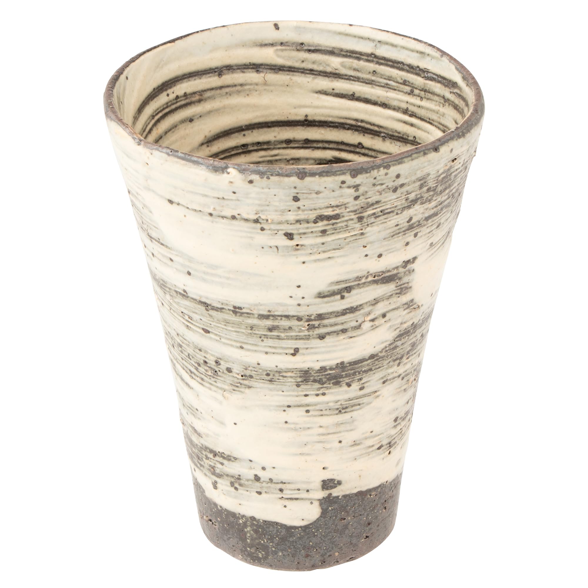 

Marui Seito Shigaraki Ware Hechimon Tumbler, 460ml Capacity, White Storm, MR-3-4363