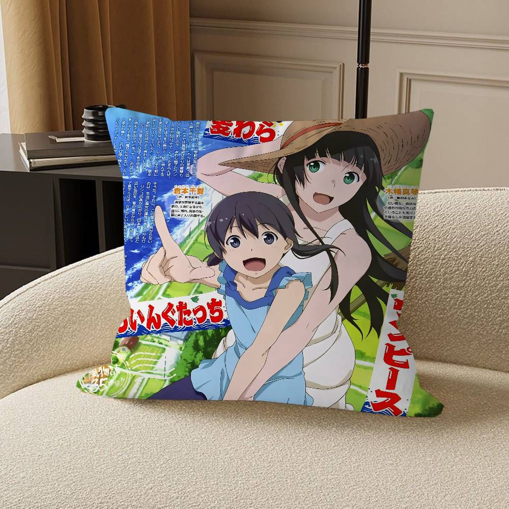 Flying Witch Personalized Pillow Dust Cover Bedroom Kids Party Decoration Pillowcase Birthday Children Gift