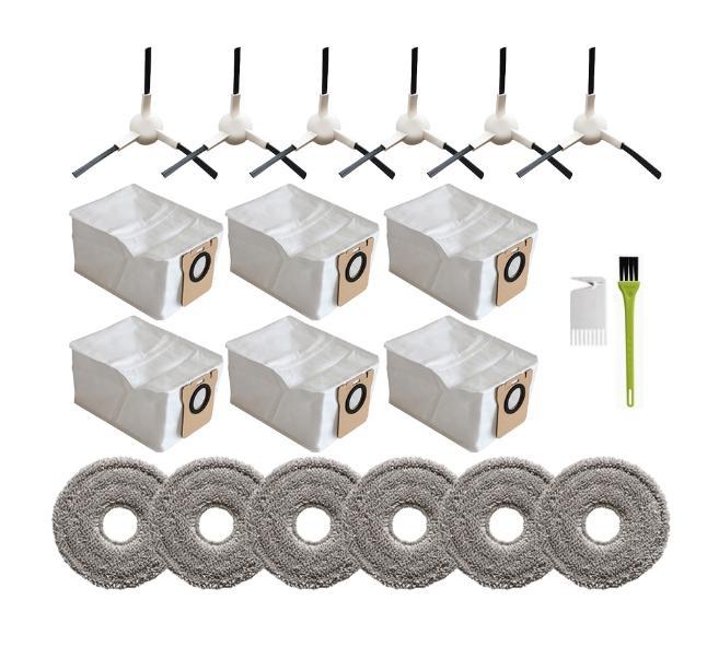 4 Dust Bags Included Robot Vacuum Kit 4 Side Brushes Included
