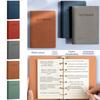 Spiral Bound Pocket Planner PU Leather Cover A7 Notebook A7 Mini Notepad Unisex Diary