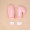 1Pair/Set Cute Rabbit Ears Motorcycle Helmet Waterproof Motocross Full Face Off Road Helmet Accessories Sticker Auto Styling