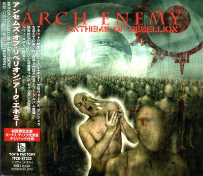 CD ARCH ENEMY  Anthems Of Rebellion TFCK87322 TOYS FACTORY 2003 Japan Metal Used