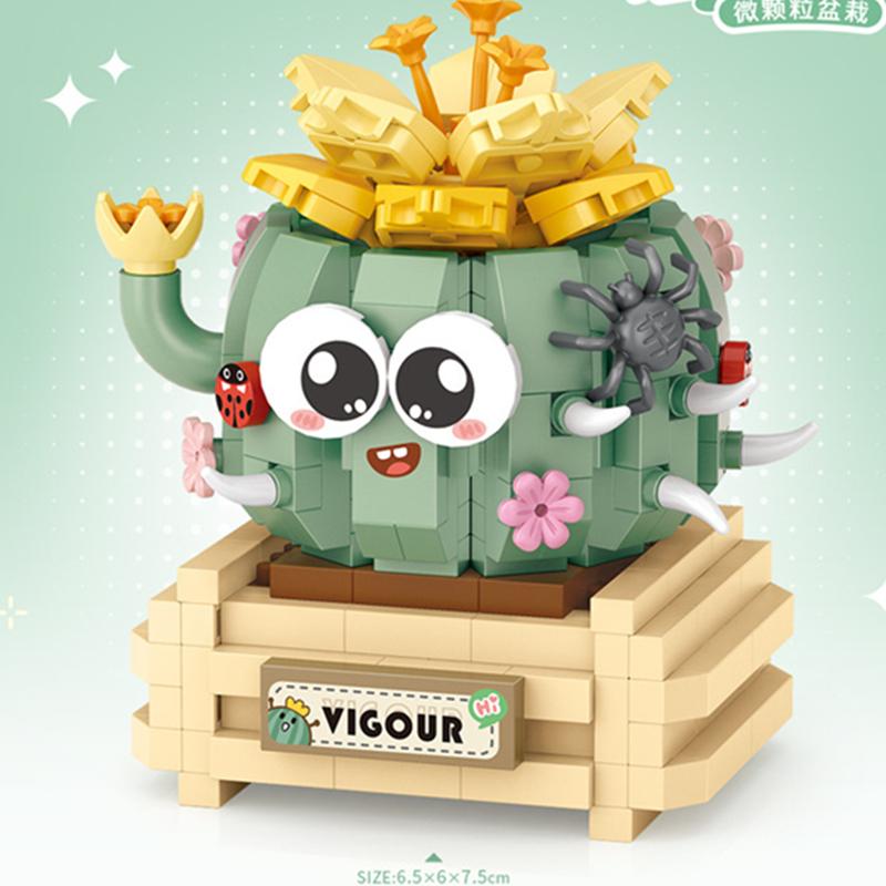 

Сделай сам Ваза для цветов Суккулент Кактус Снежный лотос Горшечные растения Сады Конструктор Модель МИНИ Кирпичики Детские наборы Наборы Игрушки