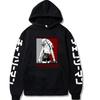 Kettensägenmann Pawa Anime Print Plus Samt Hoodie Sweatshirt