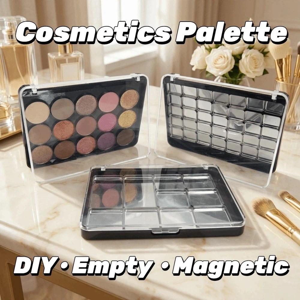 Przenośny pudełko do dozowania makijażu DIY Profesjonalny dysk z cieniami do powiek do samodzielnego montażu Wizażysta