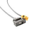 Premium USB Connector Cable for Skoda Octavia RCD510 RSN315 80cm Length