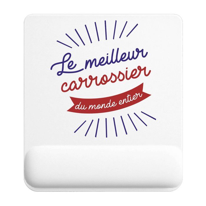 Tapis de souris - PLANETEE - Carrossier Meilleur monde - Multicolore - 22x18 cm - Épaisseur 3 mm