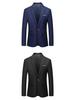 2025 Spring/Autumn Men's Solid Color Single-Button Business Casual Suit Jacket