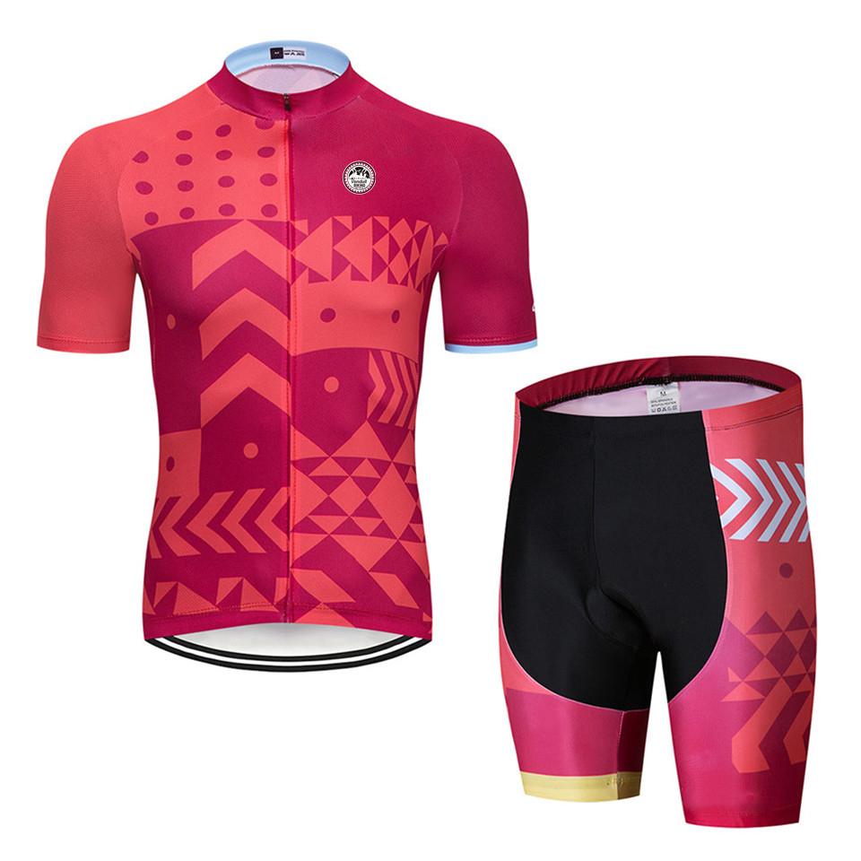 2026 Road Bike Jersey Set Men's Cycling Clothing Summer MTB Team Clothes Short Sleeve Uniform Triathlon Skinsuit Ropa De Hombre