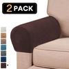 Velvet Armrest 2pcs Covers Stretch Set Chair Sofa Arm Protectors Couch Removable