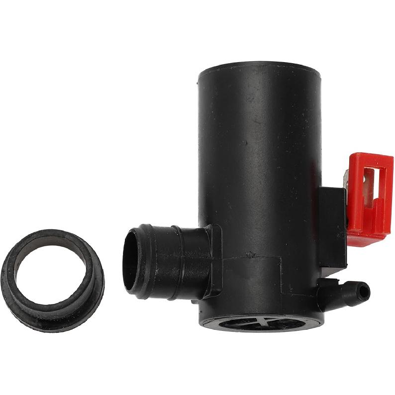 Windshield Washer Pump No.MB848901 - Car Front Windshield Washer Motor Pump - for Subaru Impreza 2000-2007 Plastic Black with Grommet - 1 Pcs