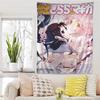 Puella Magi Madoka Magica Beast Manga Cover Tapestry  Magical Girl Theme Whimsical Room Decor for Cute Aesthetic  Anime Fans
