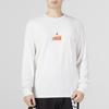 Jordan Flight Mvp Long Sleeve Crew T-Shirt With Letter Logo And Drop Shoulder Men Tops White DV8433-030