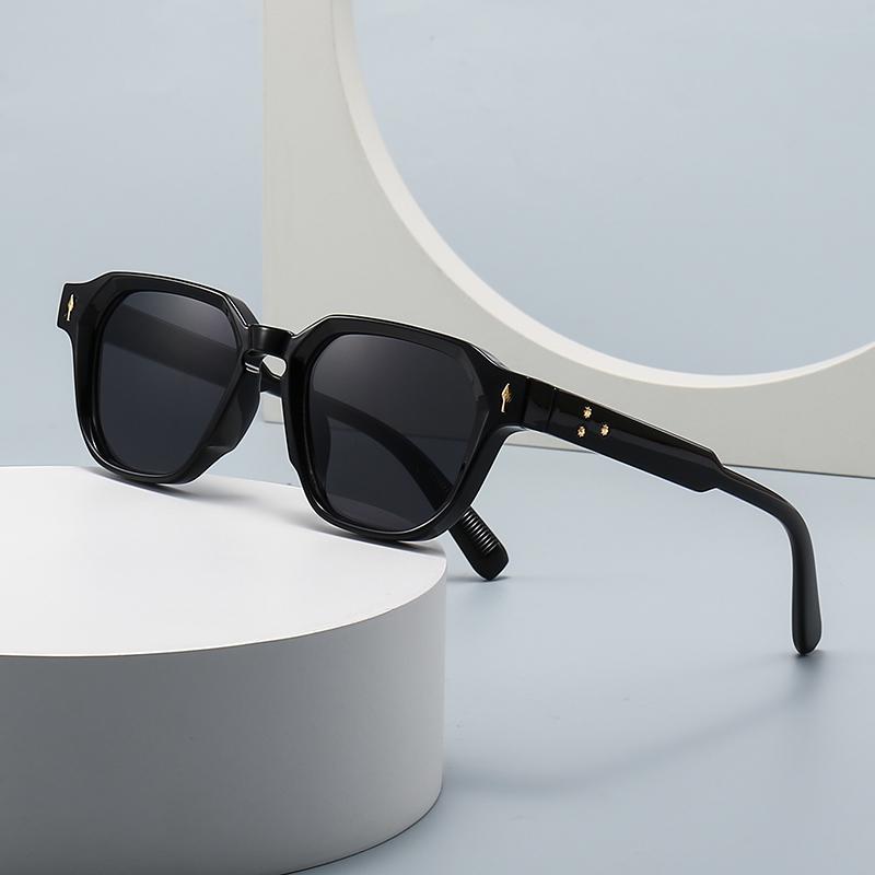 European And American  Trendyy Street Photography Retro Literary Sunglasses Modern Charm Ins Style Anti-Blue Light S