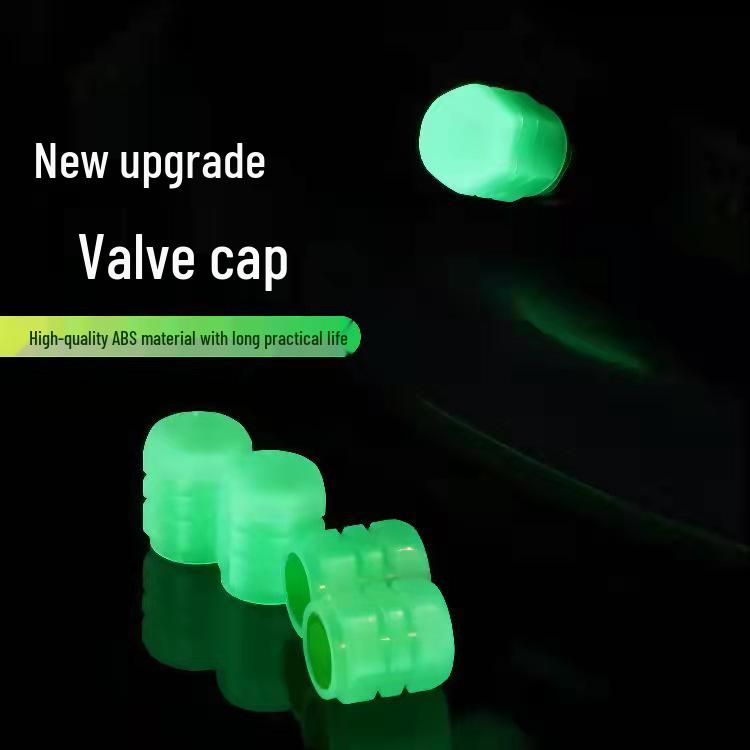 Universal Luminous Valve Caps for Car, Motorcycle & Bicycle Tires