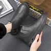 Fashion Winter Men's Short Cotton Boots Trendy Velvet Warm Men Snow Boots British High-top Men Shoes Tooling Fad Boot Boots Botas Hombre