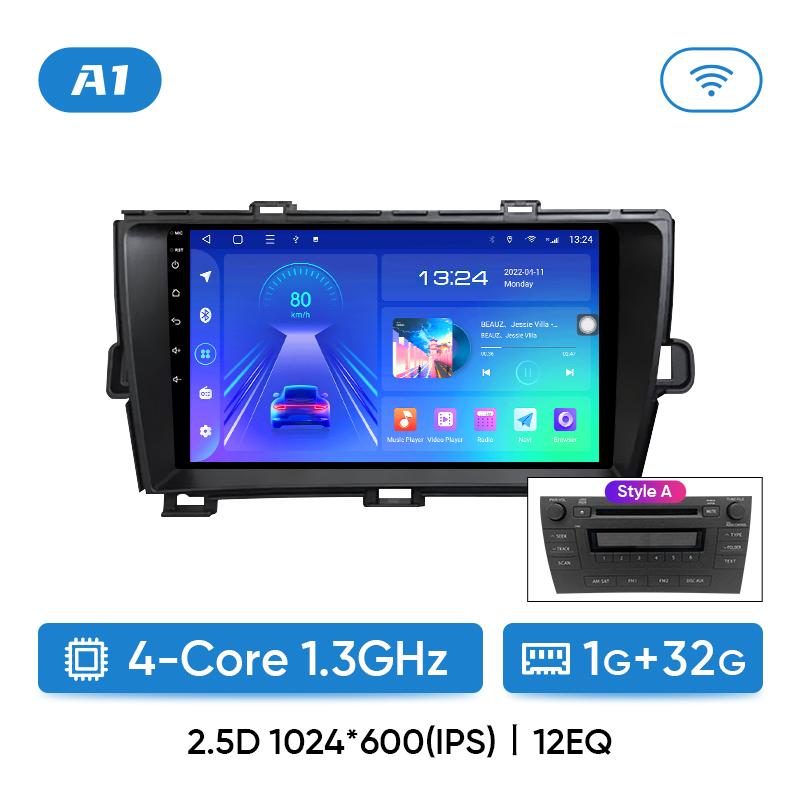 

Ainavi автомобильная стереосистема для Toyota Prius XW30 мультимедиа 2009-2015 плеер Carplay 2Din GPS Android автомобильное радио навигация без 2Din DVD A Set