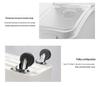 Large Food-Grade Rice Storage Bin, Insect & Moisture-Proof, with Partition, Durable PP Plastic, High Capacity.